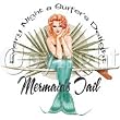 Pin-Up Girls~mermaid's Tail Womens Scoop Neck T-Shirt