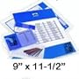 5 mil Letter hot Laminating Pouches 100/box 9" x 11.5" glossy thermal laminator pockets