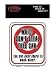 Mindfull Designs - Wait Dont Steal This Car - Mini Car Alarm Sticker / Decal