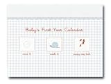 CR Gibson - Snips and Snails - Baby's First Year Calendar