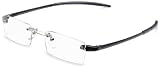 Optx 20/20 Ecoclear Oxygen Bio-based Reading Glasses 1.50, Clear/black