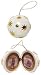 Crosley Musical Photo Frame Ornament White BK336
