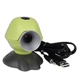 1/4" 300k 640x480 USB Lime-shaped Web Camera (Green)