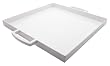 Zak Designs 12-1/2-Inch Small Square Tray, White