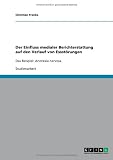 Der Einfluss medialer Berichterstattung auf den Verlauf von Essst&ouml;rungen: Das Beispiel: Anorexia nervosa - Christian Franke