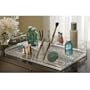 5 Piece Cosmetic Organizer (Clear) (4"H x 20.9"W x 11.5"D)