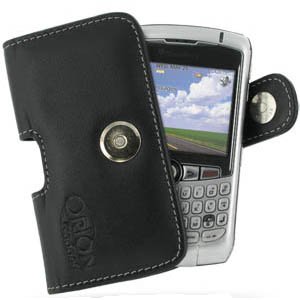 BlackBerry Curve 8300 Horizontal Pouch Type Case (Black)