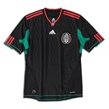 adidas Mexico Away Short Sleeve Jersey,Black/Green,Small