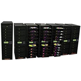 Produplicator 70 Burner Daisy Chain 52X CD Duplicator Machine + Removable 500GB Hard Disk... by Produplicator