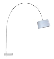 Large Curved Floor Lamp & Shade