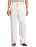 Cubavera Men's Yarn Dye Herringbone Drawstring Pant