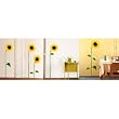 Sunflowers Wall Stickers Repositionable and Removable