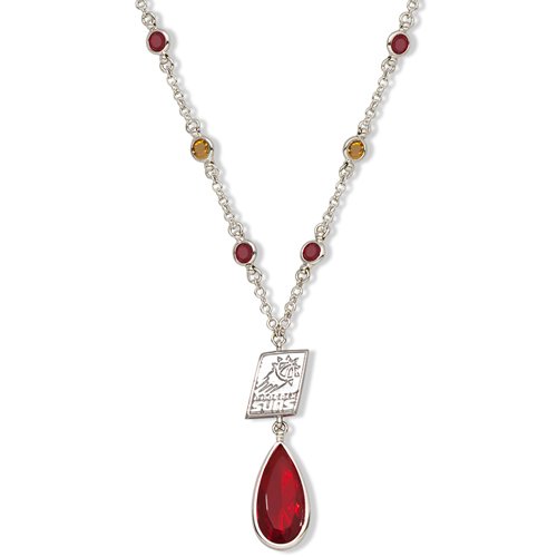 Logoart Phoenix Suns Crystal Necklace