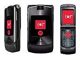 Motorola Razr V3i Mobile Cellular Phone Black (Unlocked)