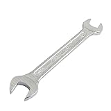 uxcell オープンエンドレンチ　デュアルレンチツールオープンエンド　シルバートーン　U溝　12mm x 14mm