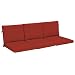 Strathwood Falkner 3-Seater Deep Lounge Sofa Cushions, Set of 6, Solid Red