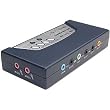 Sabrent USB-SND8 8-Channel 3D USB 2.0 External 7.1 Surround Sound Box with Digital Output