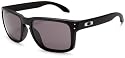 Oakley Unisex Holbrook Oo9102 Matte Black Frame/Warm Grey Lens Plastic Sunglasses
