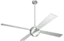 Modern Fan BAL-BA 52" Ball Contemporary Energy Star DAMP Outdoor Brushed Aluminum Ceiling Fan