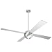 Modern Fan BAL-BA 52" Ball Contemporary Energy Star DAMP Outdoor Brushed Aluminum Ceiling Fan