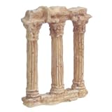 Aquatic Gardens Wet N’ Wild Greek Column Ruins Aquarium Ornament