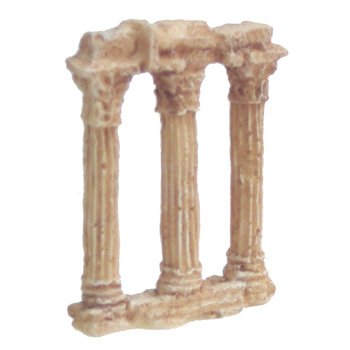 Aquatic Gardens Wet N’ Wild Greek Column Ruins Aquarium Ornament