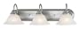 Livex 6113-91 Coronado Bath Light Brushed Nickel