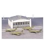 Bachmann Trains Airport Hanger with Airplanes