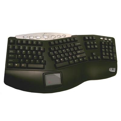 Electronics: Tru form Pro Media Contoured Ergo Touchpad Keyboard PS/2 Blk