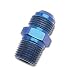 Adapter Fitting Flare To Pipe Straight Anodized AN Size -6 .25 in. Pipe Size