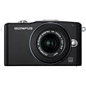 Olympus PEN E-PM1 12.3MP Interchangeable Camera with CMOS Sensor, 3-inch LCD and 14-42mm II Lens (Black)