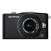 Olympus PEN E-PM1 12.3MP Interchangeable Camera with CMOS Sensor, 3-inch LCD and 14-42mm II Lens (Black)