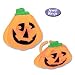 HALLOWEEN PUMPKIN MOLDED PUFFY RINGS SET OF 12