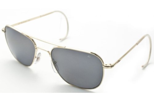 Ao eyewear original pilot sunglasses 55mm gray non-pola…