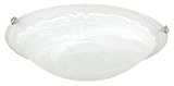 31ifoMdDK0L. SL160  Yosemite Home Decor JB11 12SN Belen 2 Light 12 Inch Ceiling Flush Mount, Satin Nickel Frame
