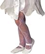 Lavender Tights with Mesh Bows