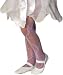 Lavender Tights with Mesh Bows