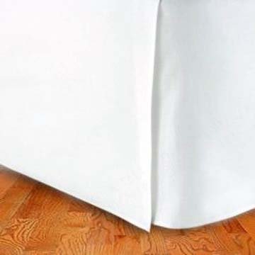 MARRIKAS 300TC Egyptian Cotton QUEEN Bed Skirt SOLID WHITE