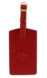Kansas City Chiefs - NFL Embossed Leather Bag Tag