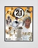 Roberto Clemente, Pittsburgh Pirates &acute; Legends Of The Game Composite &acute; Double Matted 8 &acute; X 10 &acute; Photograph ( Unframed ) - B00016M7GI