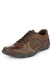 Blue Harbour Leather Lace Up Trainers
