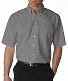 8972 UltraClub Short Sleeve Oxford Dress Shirt