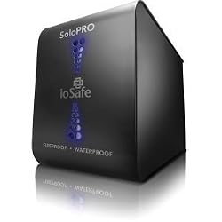 ioSafe SoloPRO 3 TB USB 2.0/eSATA Fireproof and Waterproof External Hard Drive with 1 Year Data Recovery Service SH1000GB1YR (Black)