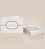 6 Luxury Wedding Evening Invites Multipack Cards