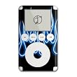 Blue Neon Flames Design iPod 3G Protective Decal Skin Sticker