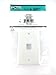 Panduit CFP1WH 1-Gang 1-Port Faceplate, White