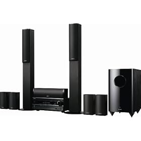 Onkyo HT-S7200 (B) 7.1-Channel Home Entertainment Receiver/Speaker Package with Dock for the iPod