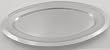 Old World Cuisine Extra Large Oval Turkey Tray / Platter, Stainless Steel, 19 Inch X 13 Inch