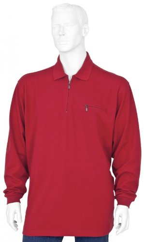Poloshirt Herren Übergröße Langarmshirt Hajo 