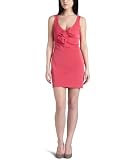ABS Allen Schwartz Women's V-Neck Bow Detail Sheath
